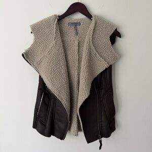 Buffalo David Bitton Faux Shearling Vest XS
